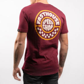 FASTHOUSE REALM TEE MAROON