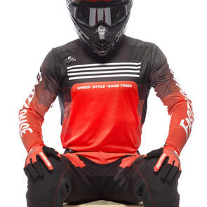 FASTHOUSE 2025 ELROD HYPERSONIC JERSEY AND PANTS RED