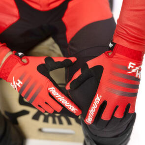 FASTHOUSE 2025 ELROD HYPERSONIC GLOVES RED