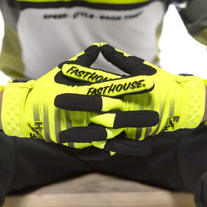 FASTHOUSE 2025 YOUTH ELROD HYPERSONIC GLOVES HIGH-VIZ