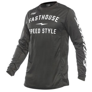 FASTHOUSE 2025 YOUTH GRINDHOUSE GRIT JERSEY BLACK