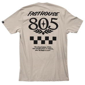 FASTHOUSE 805 ATMOSPHERE SS TEE LIGHT GRAY