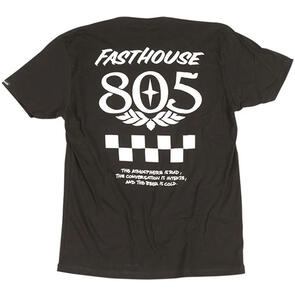 FASTHOUSE 805 ATMOSPHERE SS TEE BLACK