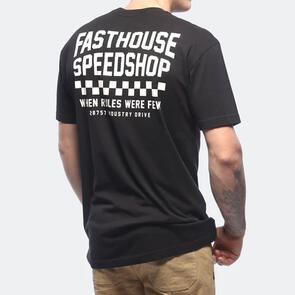 FASTHOUSE CHALET SS TEE BLACK