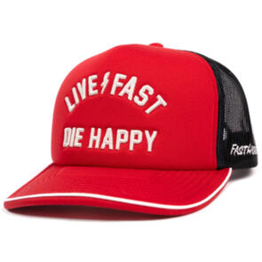 FASTHOUSE HAPPY TRUCKER HAT RED ONE SIZE