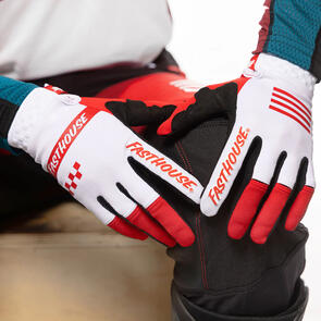 FASTHOUSE SPEED STYLE MOD GLOVE, RED/WHITE