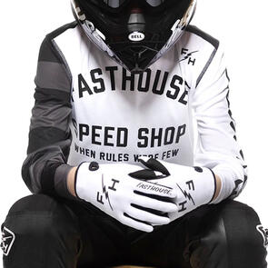 FASTHOUSE YOUTH CARBON ETERNAL JERSEY WHITE/BLACK