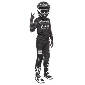 FASTHOUSE YOUTH CARBON ETERNAL JERSEY AND PANTS BLACK/BLACK