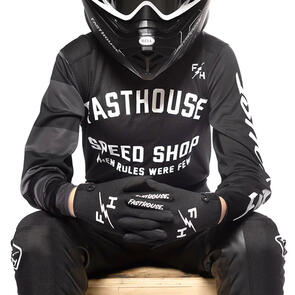 FASTHOUSE YOUTH CARBON ETERNAL JERSEY BLACK/BLACK