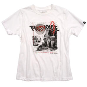 FASTHOUSE YOUTH GLITCH TEE WHITE