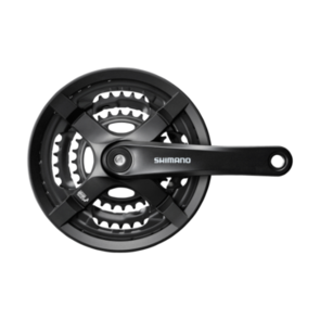 SHIMANO FC-TY501 FRONT CRANKSET 48-38-28 BLACK 6/7/8 SPEED