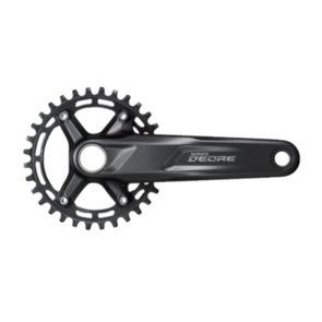SHIMANO FC-M5100 FRONT CRANKSET DEORE 30T BLACK 1X10 & 1X11