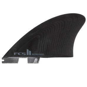 FCS II RETRO KEEL PG BLACK TWIN FINS - XL