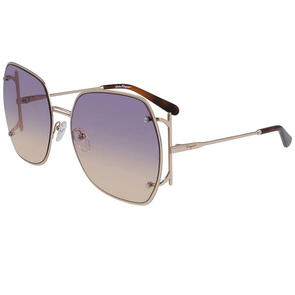 FERRAGAMO SUNGLASSES SF202S ROSE GOLD/VIOLET ROSE