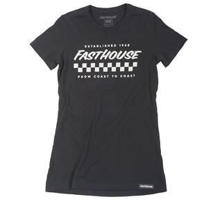 FASTHOUSE WOMENS FACTION TEE BLACK