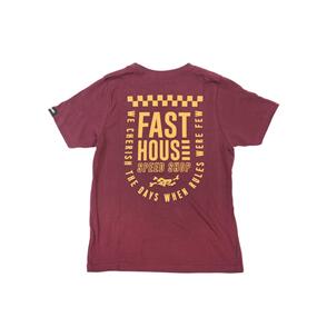 FASTHOUSE YOUTH ESSENTIAL TEE MAROON