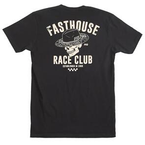 FASTHOUSE HQ CLUB TEE BLACK 