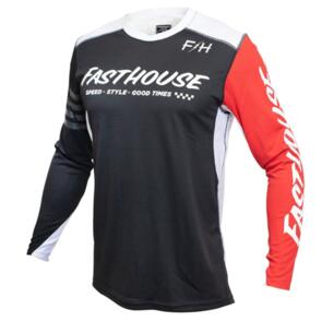 FASTHOUSE RAVEN MOTO JERSEY BLACK/RED