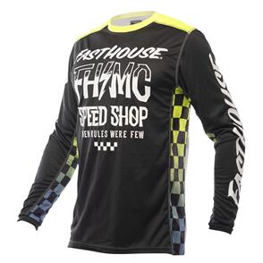 FASTHOUSE 2022 YOUTH GRINDHOUSE BRUTE JERSEY BLACK/HIGH VIZ