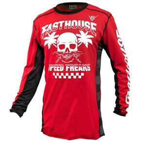 FASTHOUSE 2023 YOUTH GRINDHOUSE SUBSIDE JERSEY RED