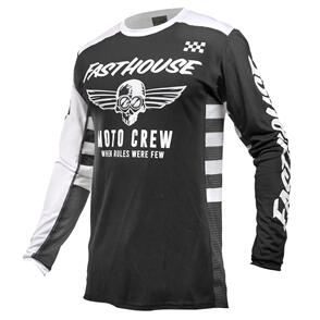 FASTHOUSE 2023 YOUTH GRINDHOUSE FACTOR JERSEY BLACK/WHITE