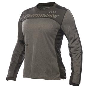 FASTHOUSE 2023 WOMENS CLASSIC MERCURY LONG SLEEVED JERSEY BLACK HEATHER/CHARCOAL