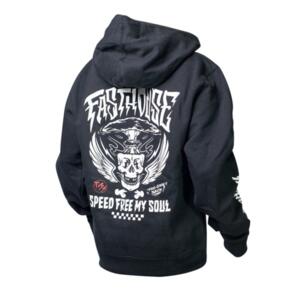 FASTHOUSE YOUTH BEREDUDE HOODED PULLOVER BLACK