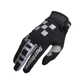 FASTHOUSE 2022 YOUTH SPEED STYLE RUFIO GLOVES BLACK/GRAY