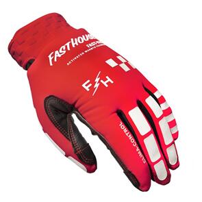 FASTHOUSE TOASTER GLOVES RED/WHITE