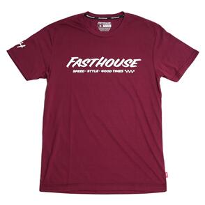 FASTHOUSE PRIME TECH TEE MAROON
