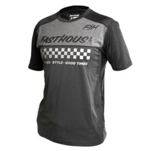 FASTHOUSE 2022 ALLOY MESA SHORT SLEEVE JERSEY HEATHER CHARCOAL/BLACK