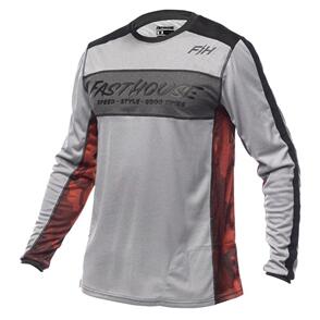 FASTHOUSE 2022 ACADIA LONG SLEEVE JERSEY HEATHER GRAY