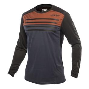 FASTHOUSE 2023 ALLOY SIDEWINDER LONG SLEEVED JERSEY RUST/MIDNIGHT NAVY