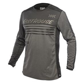FASTHOUSE 2023 CLASSIC MERCURY LONG SLEEVED JERSEY BLACK HEATHER/CHARCOAL