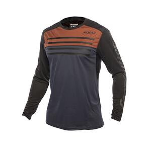 FASTHOUSE 2023 YOUTH ALLOY SIDEWINDER LONG SLEEVED JERSEY RUST/MIDNIGHT NAVY