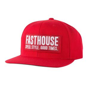 FASTHOUSE BLOCKHOUSE HAT RED