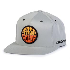 FASTHOUSE GRIME HAT GRAY ONE SIZE