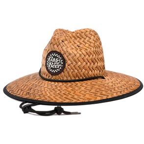 FASTHOUSE GAS & BEER STRAW HAT BROWN ONE SIZE