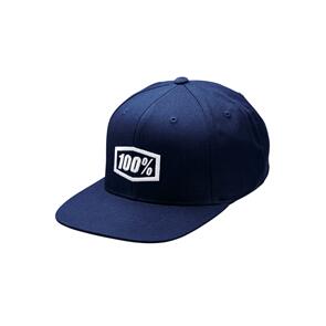 100% ICON SNAPBACK HAT NAVY