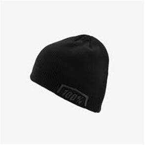 100% ICON BEANIE BLACK 2