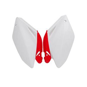 RTECH SIDEPANELS RTECH CRF250R 04-05 WHITE RED HO03635W
