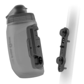FIDLOCK TWIST BOTTLE 450ML WITH LOGO FRONT (SET) SMOKE