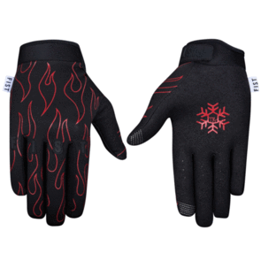FIST RED FLAME FROSTY FINGERS COLD WEATHER GLOVE