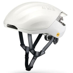 FIZIK HELMET KUDO AERO WHITE + REAR LIGHT