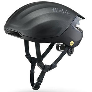 FIZIK HELMET KUDO AERO BLACK + REAR LIGHT