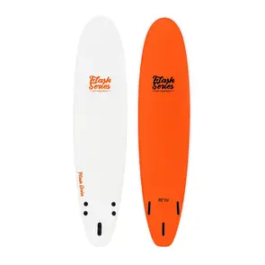 BOM BORA FLASH SERIES SOFTBOARD - WHITE ORANGE 7'0"