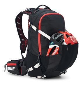 USWE FLOW 25L MTB PROTECTOR PACK BLK/RED
