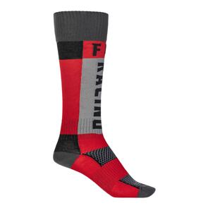 FLY RACING FLY MX SOCK THICK RED/GRY