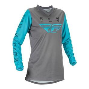 FLY RACING FLY 2021 F-16 JERSEY (WOMENS GREY/BLUE)