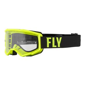 FLY RACING FLY '23 FOCUS GOGGLE HI-VIS/BLK CLEAR LENS
